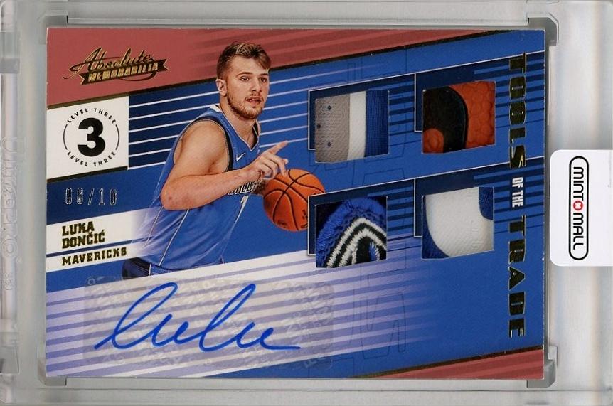 2018-19 Panini Absolute Memorabilia Luka Doncic Tools Of The Trade Four  Swatch S